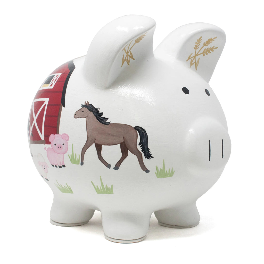 Barnyard Large Piggy Bank 36917