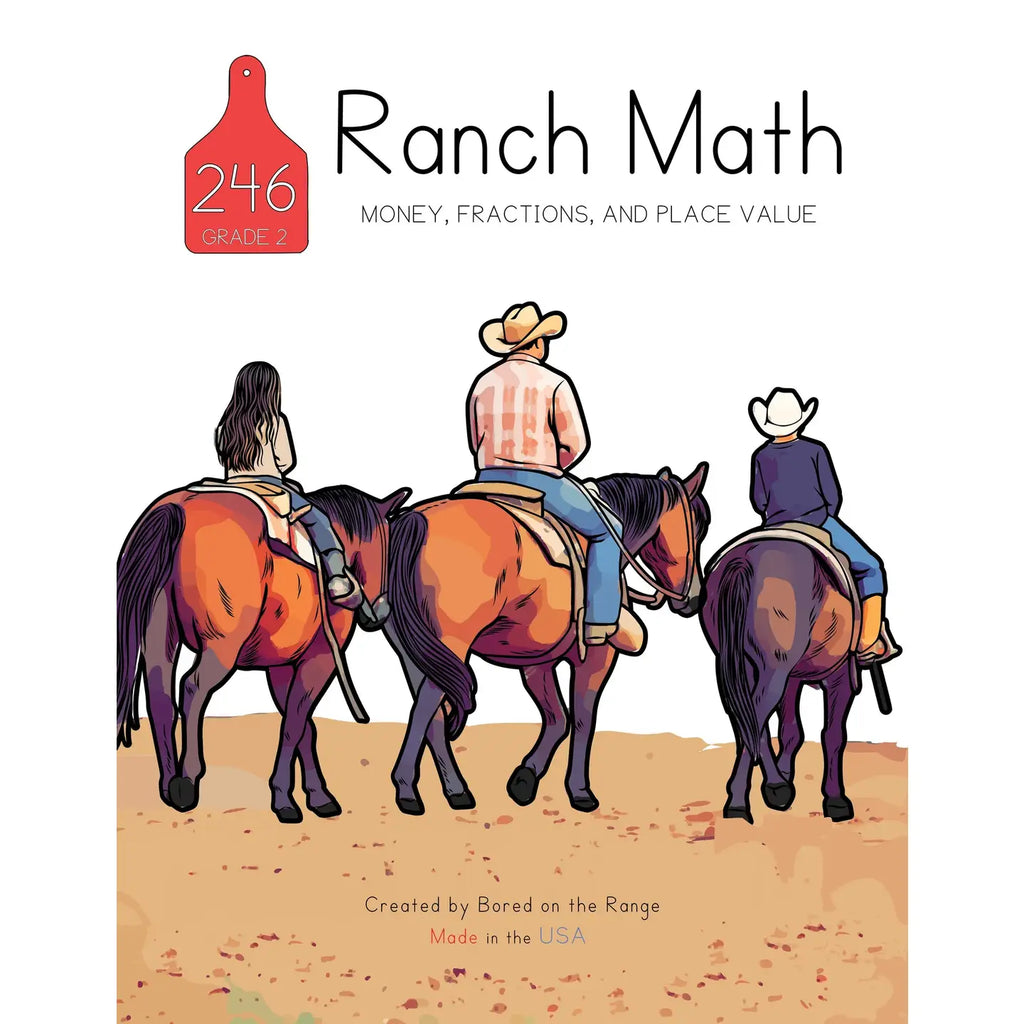 Ranch Math Grade 2: Money, Fractions, and Place Value