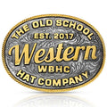 MONTANA ATTITUDE BELT BUCKLE - WESTERN WAY WHISKEY BENT A1058WR