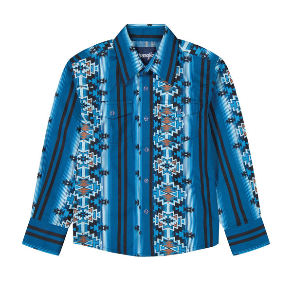 Boys Checotah® Long Sleeve Shirt - Blue - 112385822