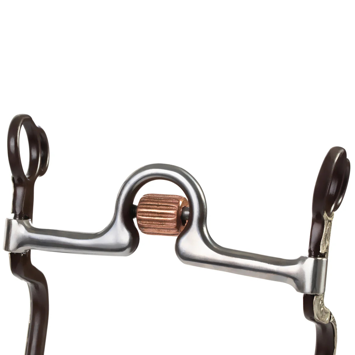 Professional All Purpose Bit, 5" Sweet Iron Ported Mouth with Copper Cricket 25-1703