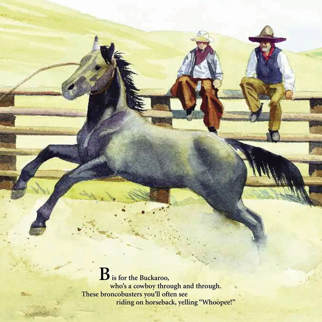 B is For Buckaroo: A Cowboy Alphabet Picture Book