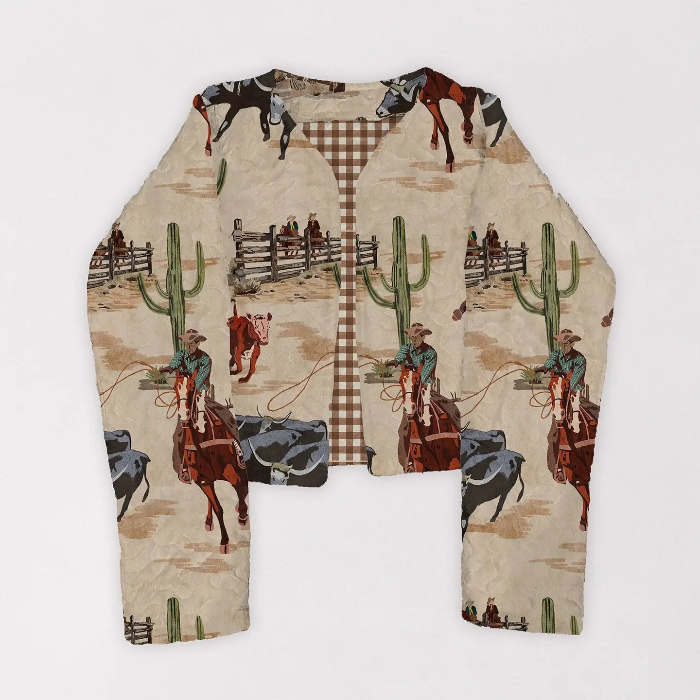 Blaze Cropped Quilted Jacket