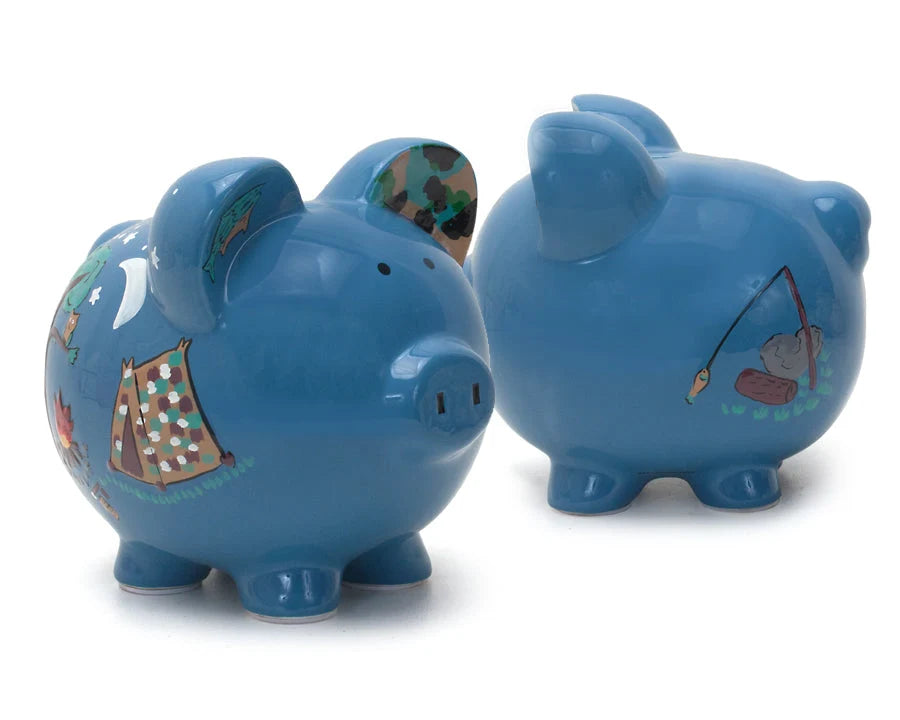 Camping Large Piggy Bank 36844