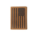 BROWN TRIFOLD WALLET EMBOSSED FLAG BY NOCONA N500044302