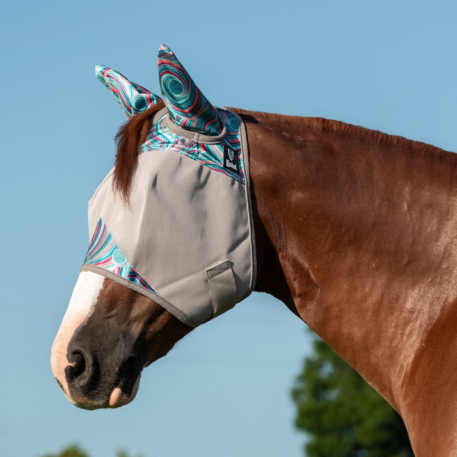 Crusader Fly Mask Standard with Ears CFMSE-G