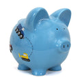 Blue Construction Large Piggy Bank 3617