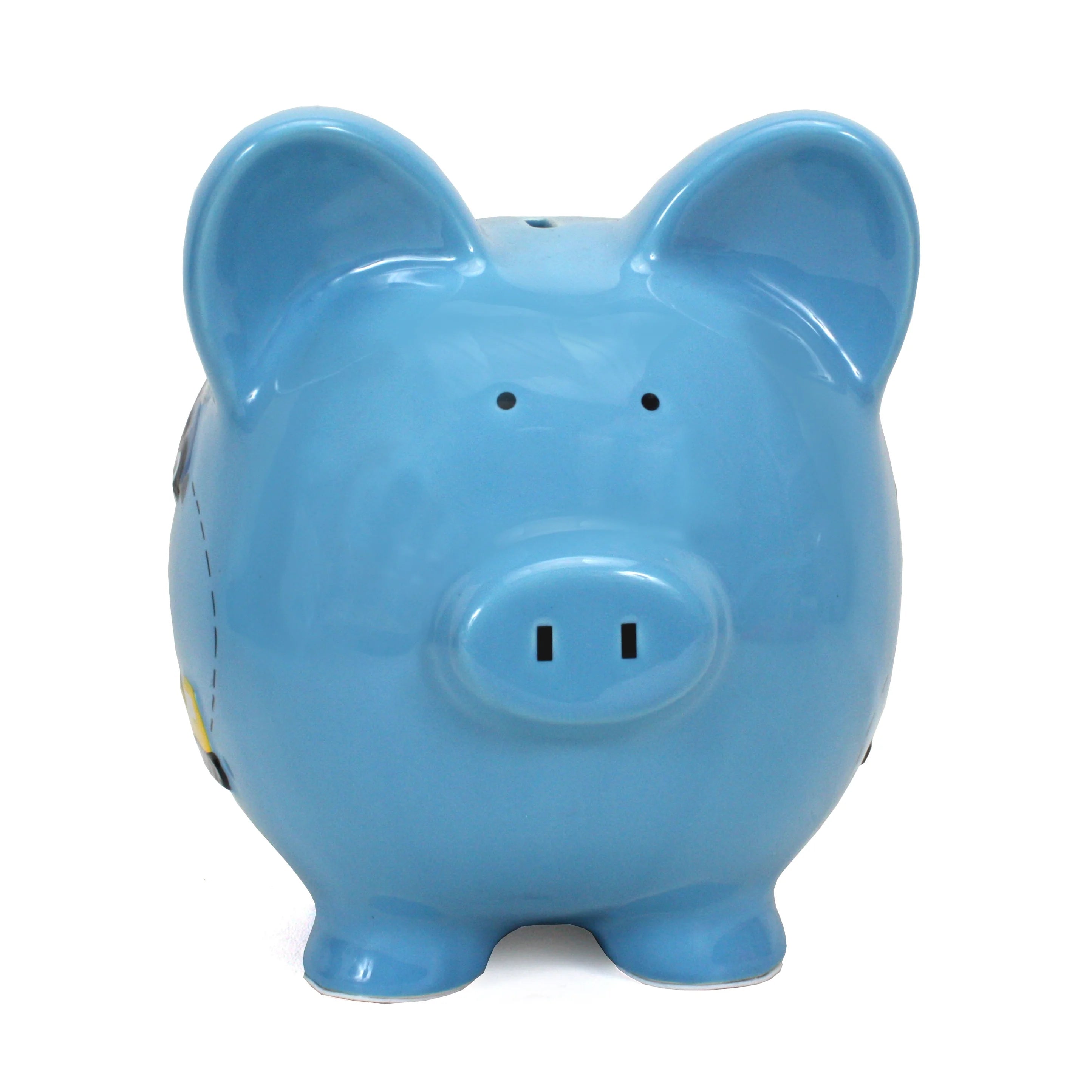 Blue Construction Large Piggy Bank 3617