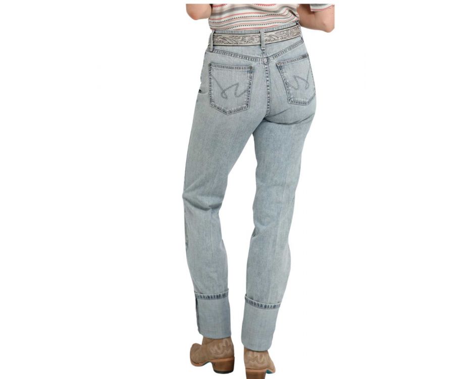 Cruel Denim Quinn High Rise Relaxed Fit Straight Light Stone Jean CB75354001