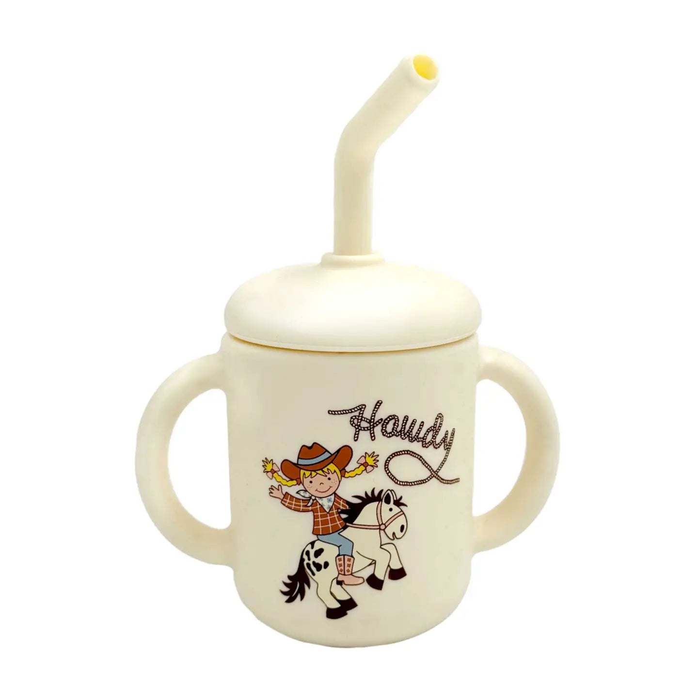 A1575 Fresh & Messy Sippy Cup | Howdy Cowgirl