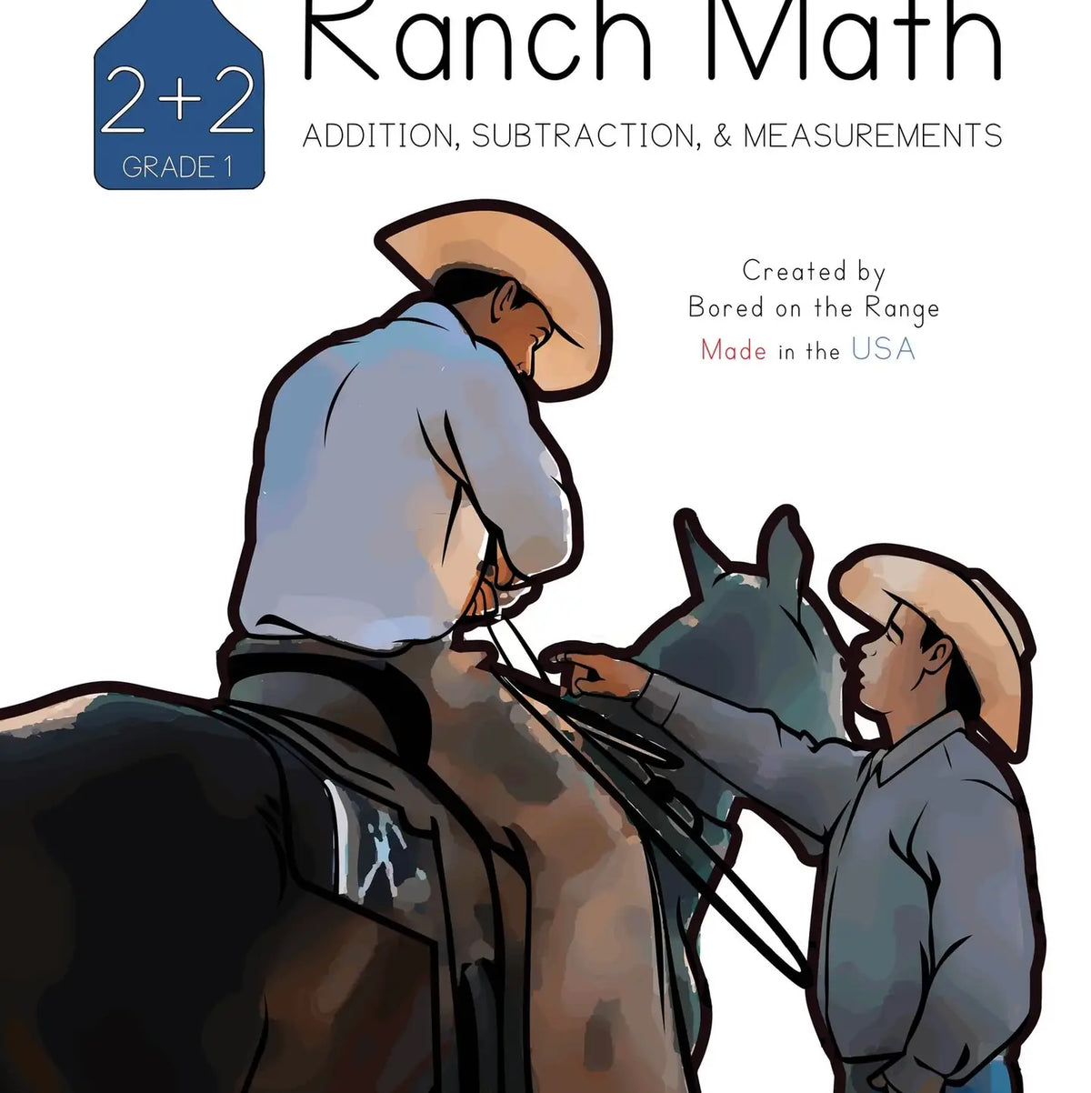 Ranch Math Grade 1: Addition, Subtraction, & Measurements