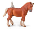 Draft Horse with Cat 88916
