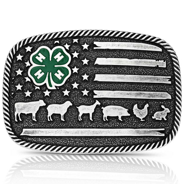 A1049S 4-H LIVESTOCK BUCKLE