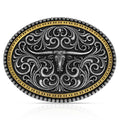 A1077P Two Tone Stockyard Buckle
