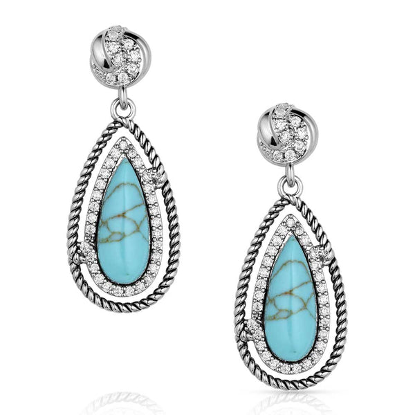 ER5858 Tied & True Turquoise EARRINGS