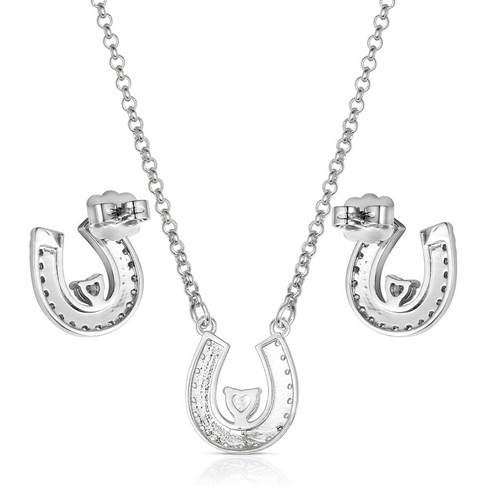 JS6307 Lovely and Lucky Horseshoe Jewelry Set