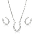 JS6479 Lucky Stride Horseshoe Jewelry Set