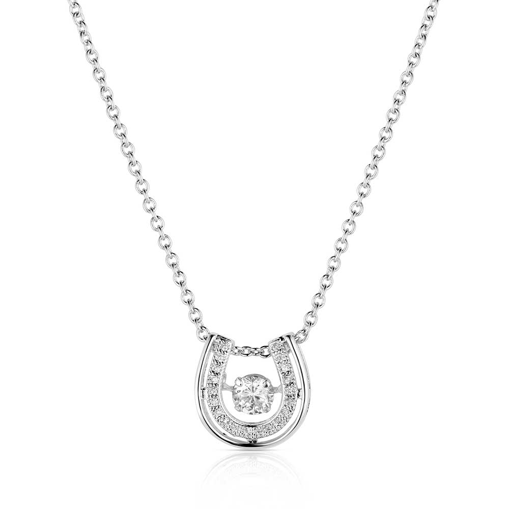NC3867 Dancing with Luck Horseshoe Necklace