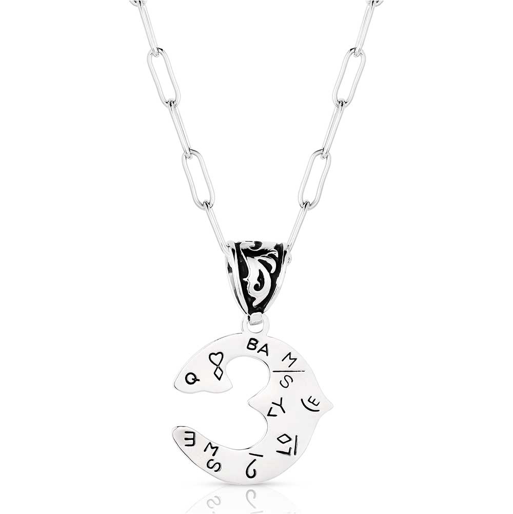 NC6096 Western Initial Necklace