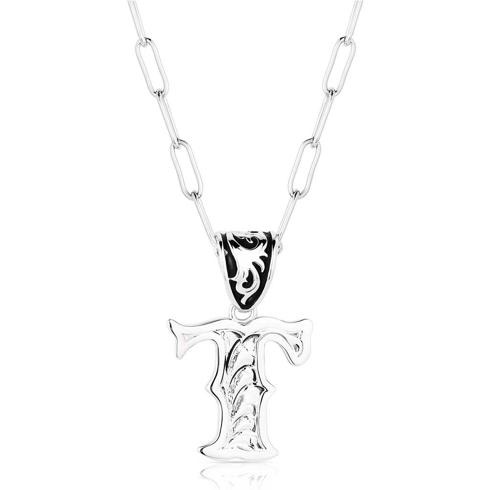 NC6096 Western Initial Necklace