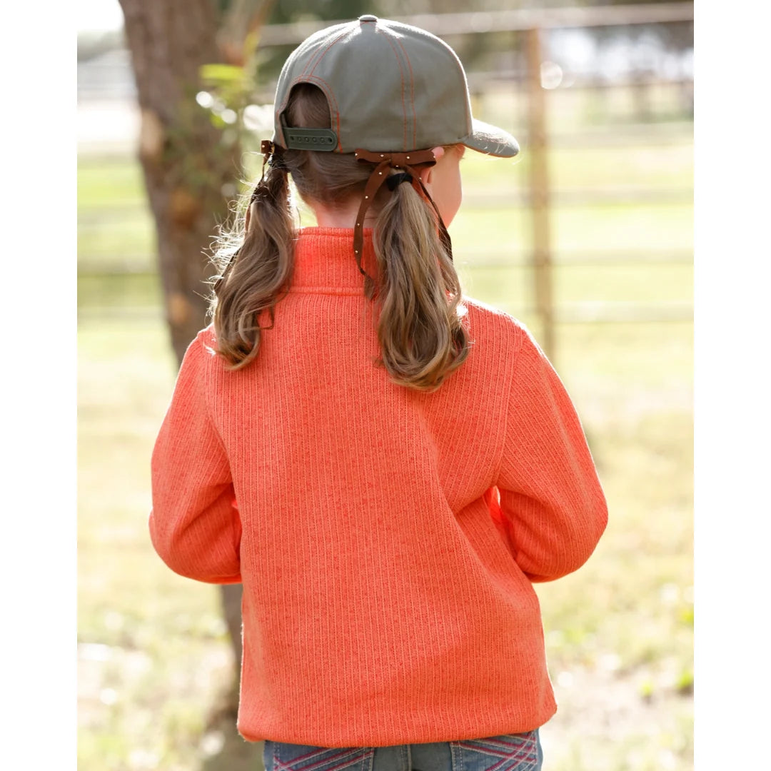 Cruel Denim Youth Girl's Corral 1/4 Zip Knit Pullover CWK8013002