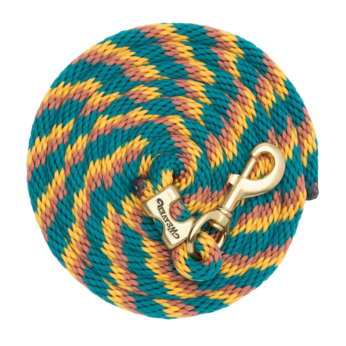 Poly Lead Rope with a Solid Brass 225 Snap 35-2100