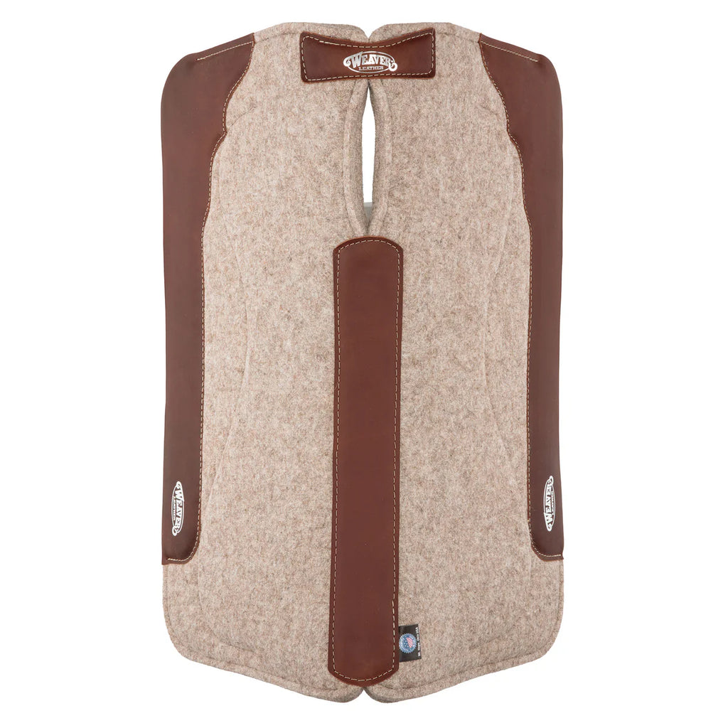 Gel Contoured Wool Blend Felt Saddle Pad, 1" Thick 35-9331
