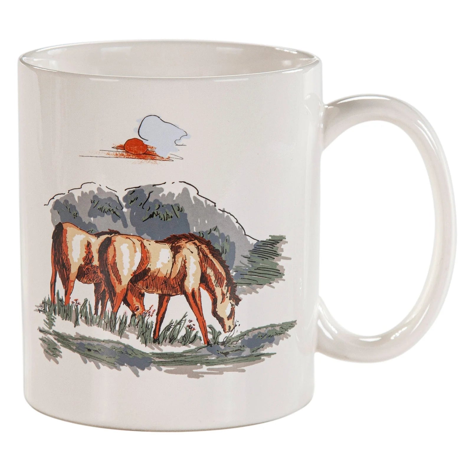 Ranch Life REMUDA MUG, SET OF 4, MG2138-DF-RM