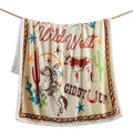 Western Adventure Campfire Sherpa Throw CF2468TH-OS-OC