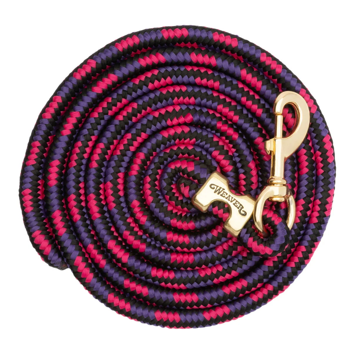 Poly Lead Rope with a Solid Brass 225 Snap 35-2100