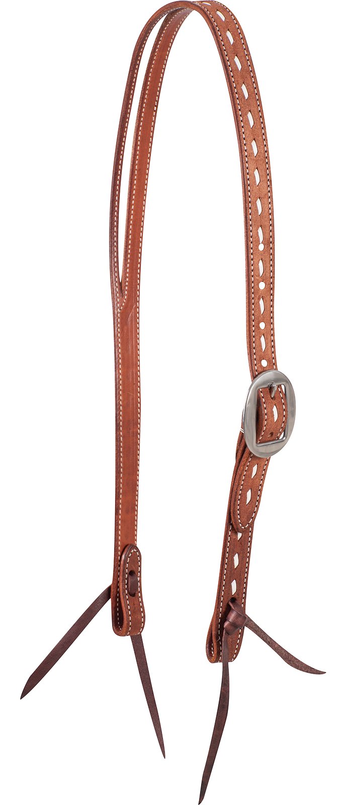 Split Ear Headstall, Ranahan Buckstitched HRGCSTBS