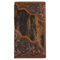 Justin Brown Hairon Men's Tooled Rodeo Wallet 2512395663