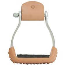 Oxbow Aluminum 3″ Barrel Stirrup with Rubber Pad 254600