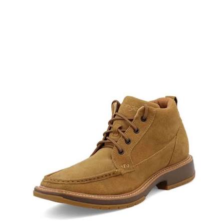 WRANGLER MEN'S SAND LEATHER LACE CASUAL BOOTS KMC0009