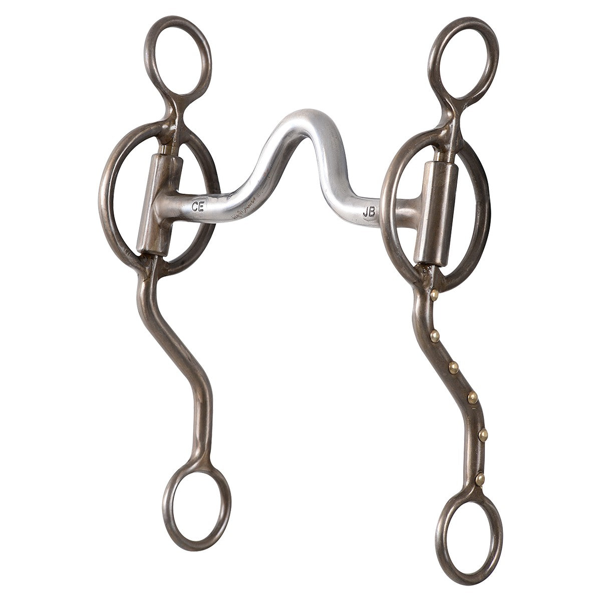Joe Beaver Loose Cheek Shank Roping Bit with High Port JBBIT1