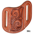 Leather Angled Knife Scabbard, Floral KSCABAFFS