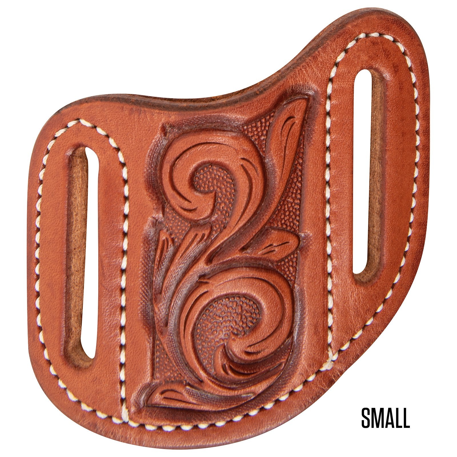 Leather Angled Knife Scabbard, Floral KSCABAFFS