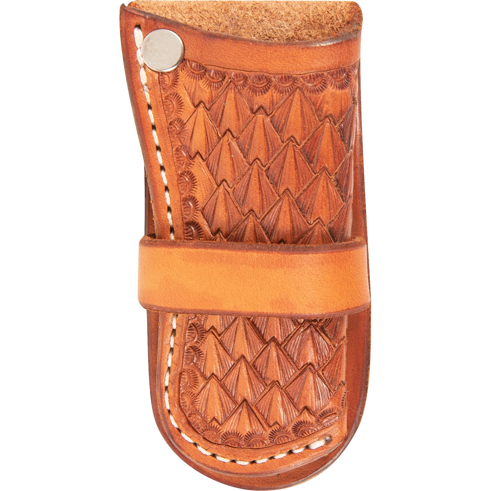 Leather Holster Knife Sheath, Basket KSCABHCSS