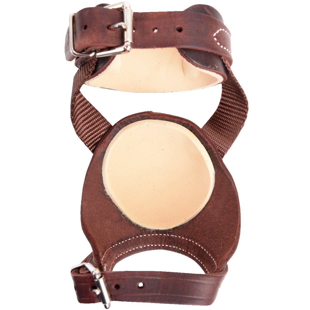 LSB200N  Leather Skid Boots, Nylon Straps