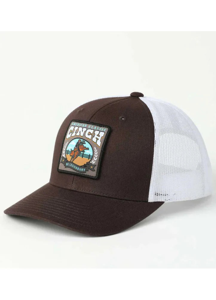 Brown Trucker Cap by Cinch mcc0660654