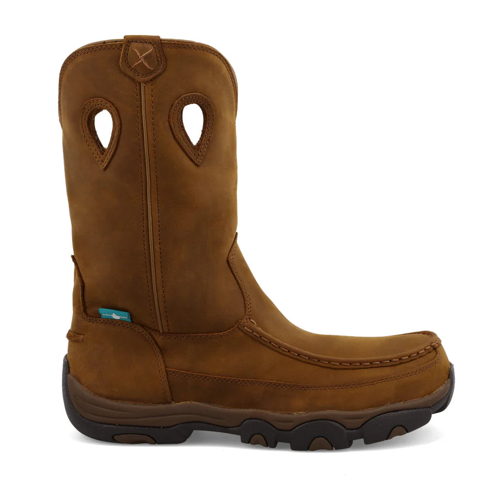 TWISTED X MEN'S 11" WORK PULL ON COMPOSITE  TOE HIKER BOOT MHKBCW1