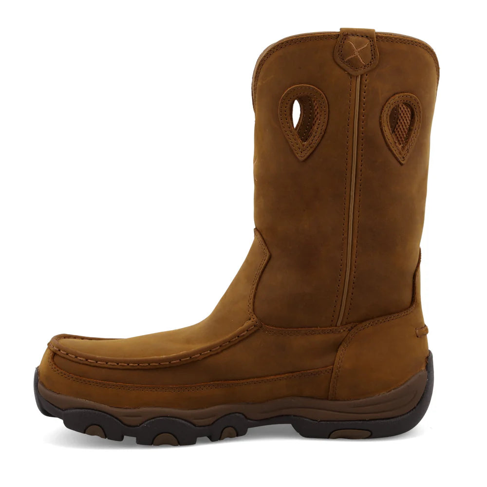 TWISTED X MEN'S 11" WORK PULL ON COMPOSITE  TOE HIKER BOOT MHKBCW1