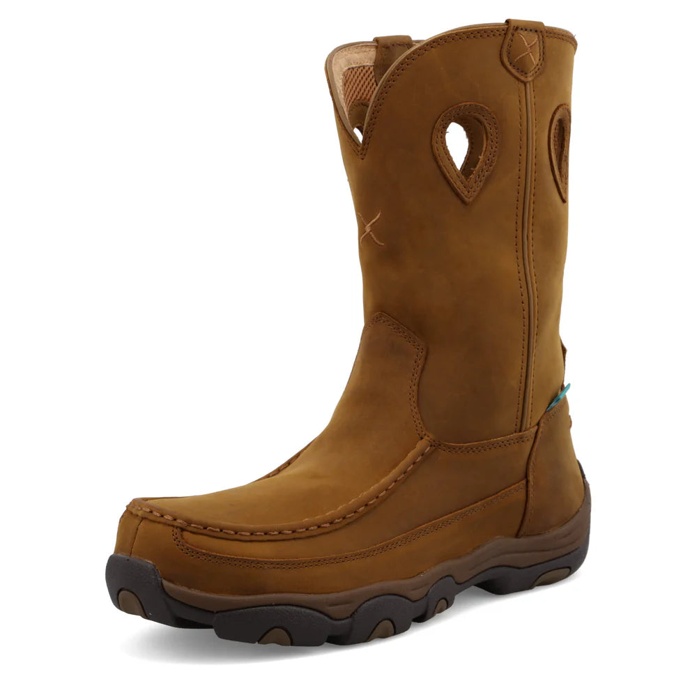 TWISTED X MEN'S 11" WORK PULL ON COMPOSITE  TOE HIKER BOOT MHKBCW1