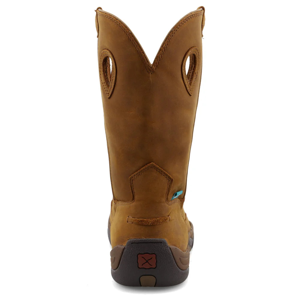 TWISTED X MEN'S 11" WORK PULL ON COMPOSITE  TOE HIKER BOOT MHKBCW1