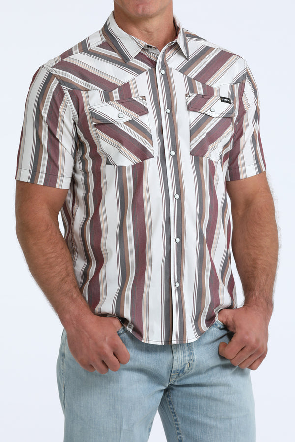 MTW1402015 SS STRIPE CAMP SHIRT