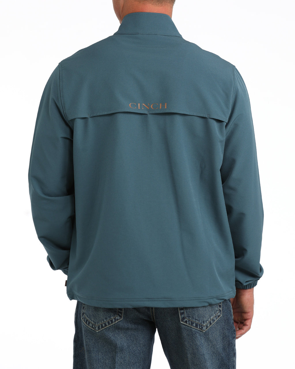 MWJ1935002 1/2 ZIP WINDBREAKER TEAL CINCH