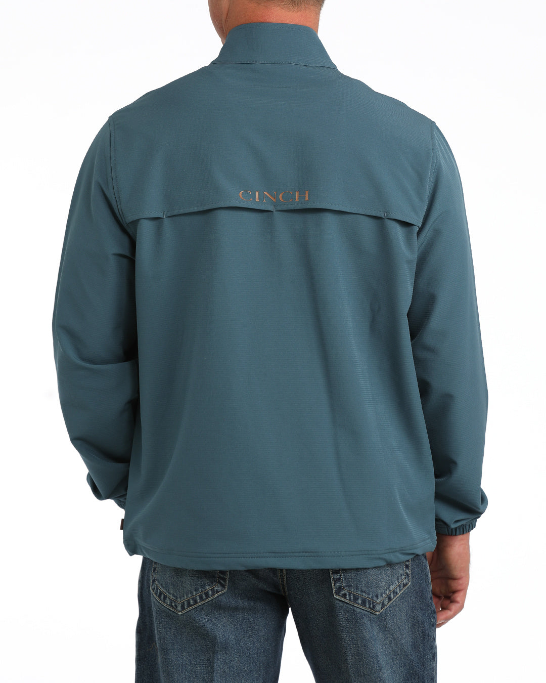 MWJ1935002 1/2 ZIP WINDBREAKER TEAL CINCH