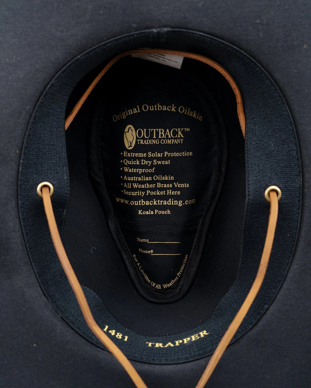 TRAPPER OILSKIN HAT 1481