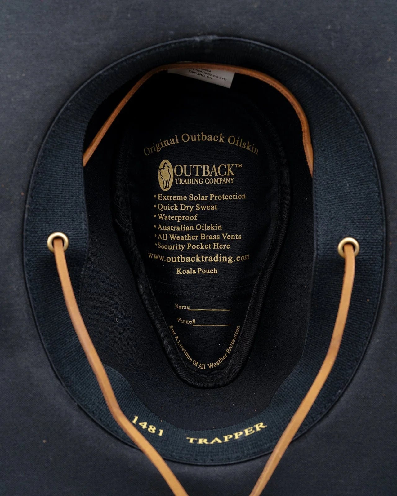 TRAPPER OILSKIN HAT 1481