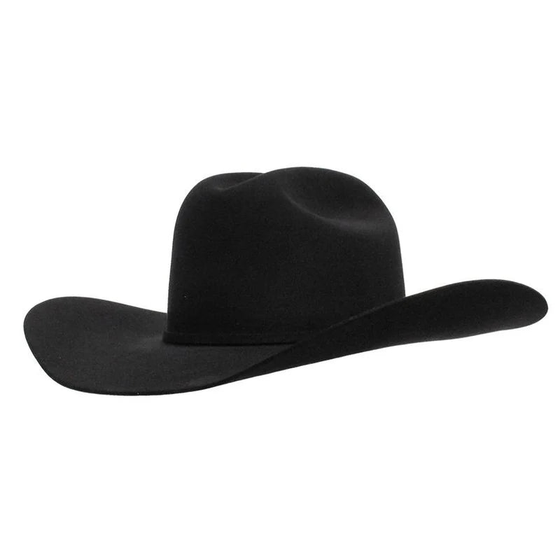 Rodeo King Pro 5x Black Felt Cowboy Hat
